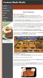 Mobile Screenshot of custommademeals.com
